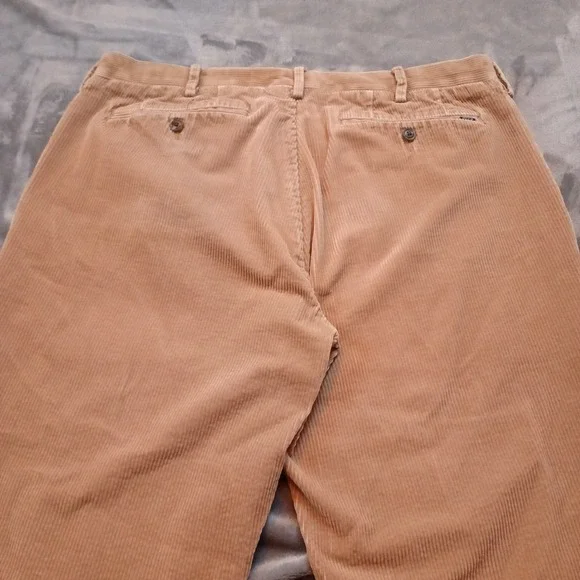 Polo Ralph Lauren Mens 36 Stretch Classic Fit Corduroy Pants Brown Chinos Preppy - Picture 15 of 16